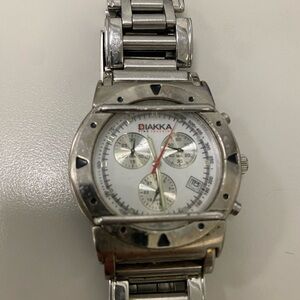 Diakka “Chad Muska” Silver Chronograph Watch